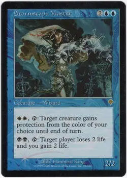 Stormscape Master 2000 Invasion FOIL Blue Rare Creature MTG NM AZ2 - Image 1