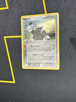 Aggron 2/92 - EX Legend Maker Holo Rare Pokemon Card - SWIRL - LP / NM - Image 3