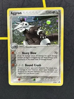 Aggron 2/92 - EX Legend Maker Holo Rare Pokemon Card - SWIRL - LP / NM - Image 4
