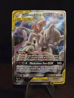 Pokemon TCG Mewtwo & Mew GX SM191 Tag Team Promo 🌟NM/MINT!🌟 - Image 1