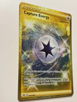 Pokemon - Capture Energy 201/189 Darkness Ablaze Secret Rare Holo (Gold Rare) 🔥 - Image 2