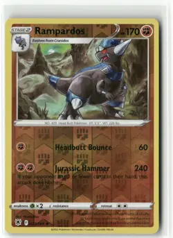Rampardos 077/189 Reverse Holo - Astral Radiance - Pokemon TCG NM - Image 1