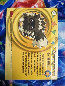 2003 Topps Pokemon Advanced- Zigzagoon #89 Holo Foil - Image 2
