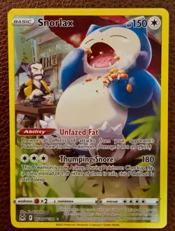 2022 Pokemon Snorlax TG10/TG30 Swsh11: Lost Origin Trainer Gallery Holo - Image 2