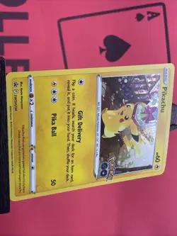 Pikachu SWSH234 Promo Sword & Shield Pokemon Go Pokemon TCG Holo 2022 NM - Image 4