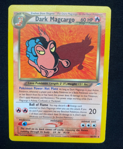Pokemon TCG Dark Magcargo Neo Destiny 18/105 Regular Rare (MP) - Image 1