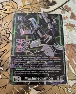 Digimon Card Game Machinedramon Alternate Art Foil EX9-073 SEC - Image 1