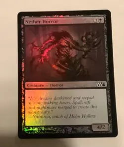 Nether Horror FOIL Magic M11 NM Black Common MAGIC MTG CARD - Image 1