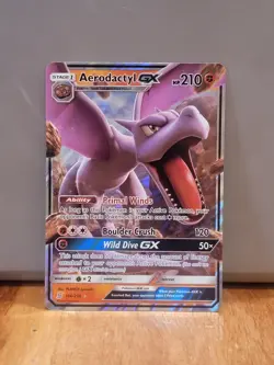 Aerodactyl GX - 106/236 - Pokemon Unified Minds Sun & Moon Ultra Rare Card - Image 1