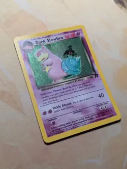 Dark Slowbro - Holo Team Rocket Pokemon WOTC 12/82 Card Game TCG Vintage ✨ - Image 3