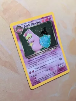 Dark Slowbro - Holo Team Rocket Pokemon WOTC 12/82 Card Game TCG Vintage ✨ - Image 4