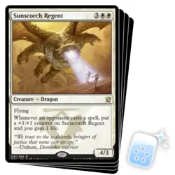 SUNSCORCH REGENT X4 Dragons Of Tarkir DTK Magic MTG MINT CARD - Image 1