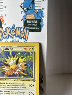 Jungle Jolteon 4/64 Holo Rare 1st Edition WOTC Vintage Pokemon Card 1999 LP- - Image 4