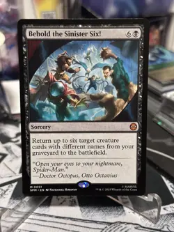 Behold The Sinister Six! 0051 Marvel’s Spider-Man Magic The Gathering MTG SPM EN - Image 1