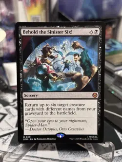 Behold The Sinister Six! 0051 Marvel’s Spider-Man Magic The Gathering MTG SPM EN - Image 2