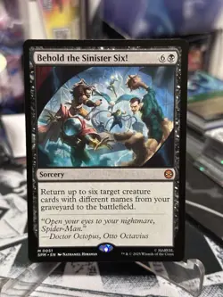 Behold The Sinister Six! 0051 Marvel’s Spider-Man Magic The Gathering MTG SPM EN - Image 3