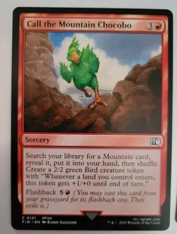 MTG - Final Fantasy: Call The Mountain Chocobo (0131) - Common - Near Mint - Image 1