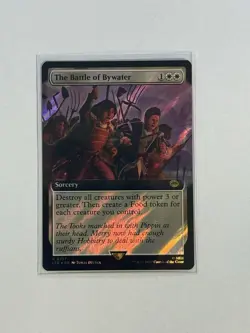 The Battle of Bywater 757 Extended Art Surge Foil LORD OF THE RINGS MTG UNPLAYED - Image 1