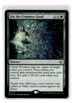 For the Common Good - Bloomburrow Regular Rare - NM - Magic the Gathering - Image 1