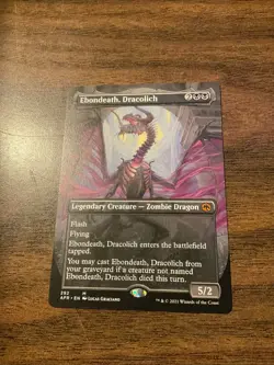 Ebondeath, Dracolich (Borderless) Adventures in the Forgotten Realms Regular - Image 1