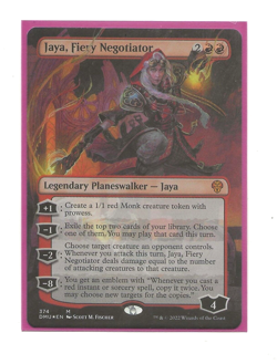 JAYA, FIERY NEGOTIATOR FOIL MTG Dominaria United Magic NM English MTG DMU - Image 1