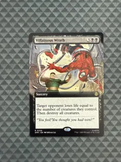MTG Villainous Wrath #0259 Extended Art Rare Marvel’s Spider-Man (SPM) - Image 1