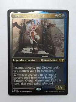 MTG Taigam, Ojutai Master (MUL) March Of The Machine Foil Etched Rare 0125 - Image 1