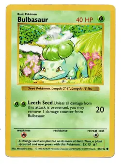 Pokemon Base Set Starters and evolutions SHADOWLESS - Image 2