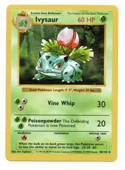 Pokemon Base Set Starters and evolutions SHADOWLESS - Image 4