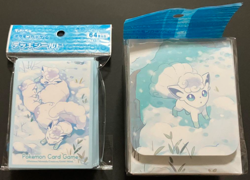 Alolan Vulpix Deck Case Sleeve Set Japanese Pokemon Center Exclusive Sealed Rare - Image 1