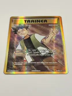 Pokemon TCG Brock's Grit Supporter Trainer Rare Holo Evolutions Mint 107/108 - Image 1