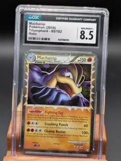 2010 Pokemon Triumphant Machamp Holo #95 CGC 8.5 Prime - Image 1