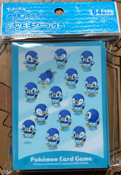 Piplup 64 Sleeves Japanese Pokemon Center Exclusive Sealed Japan Import - Image 1