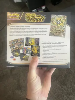 Surging Sparks Pokemon Center Elite Trainer Box ETB Factory Sealed Clean Box - Image 3