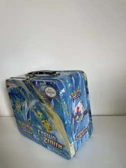 Pokemon Trading card tin case/ lunch box win/ storage tin - Image 5