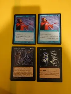 Death Pits of Rath,Dark Ritual, 2x Counterspell Tempest.Magic the Gathering Card - Image 1