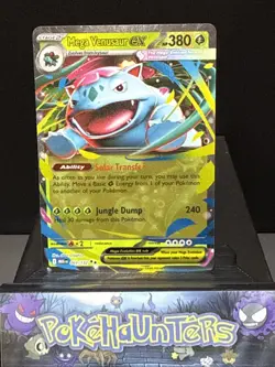 Pokemon Card Mega Venusaur EX 003/132 Double Rare Mega Evolution Base Set NM - Image 1