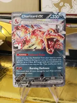 Charizard ex Pokemon Prize Pack Series 4 Promo Pokemon Card NM/LP Play Stamp - Image 1