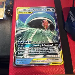Magikarp & Wailord GX SM166 Promo Pokemon Card TCG - JUMBO - - Image 1