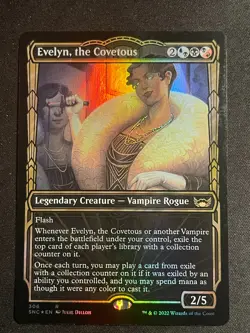 MTG Evelyn, the Covetous (Showcase), NM-Mint, (SNC #306) Foil - Image 1