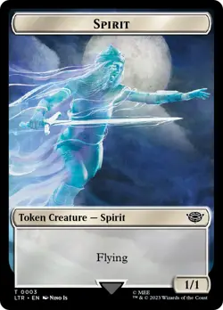🧙Spirit Token 0003 LTR Tales Of Middle Earth MTG - Image 1