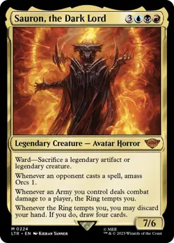 🧙Sauron, The Dark Lord M 0224 LTR Tales Of Middle Earth MTG - Image 1