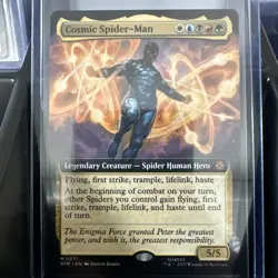 1x - Cosmic Spider-Man - Extended Art #271 - Marvel's Spider-Man - NM MTG - Image 2