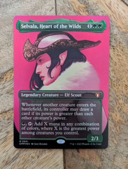 MTG Selvala, Heart of the Wilds Foil - Commander Masters - Mythic Borderless 681 - Image 1