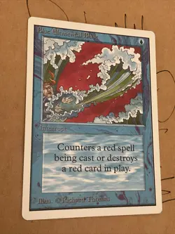 MTG Unlimited Blue Elemental Blast, Excellent Condition! - Image 3