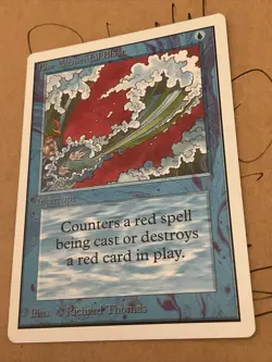 MTG Unlimited Blue Elemental Blast, Excellent Condition! - Image 4