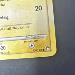 Pichu 93/123 - Mysterious Treasures (2007) NM-LP Pokemon TCG - Image 5