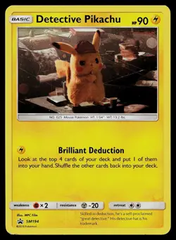 Pokemon SM Promos SM194 Detective Pikachu - Image 1