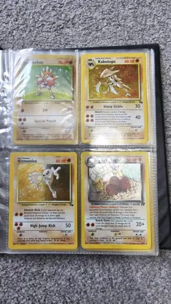 Pokemon WOTC Vintage Collection Binder Folder Lot - Base/Jungle/Fossil/Rocket - Image 2