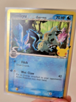 Pokemon 25th Celebrations Black Star Promo Holos Zacian / Mimikyu SWSH135/6 (LP) - Image 4